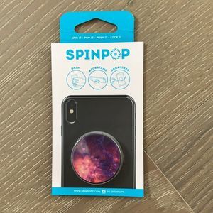 SPINPOP to hold phone, cables or use as a stand​